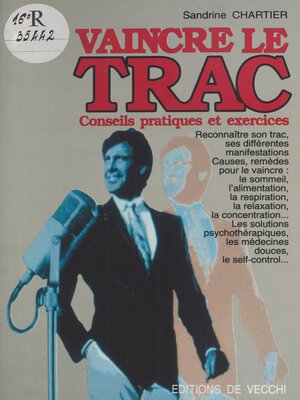 cover image of Vaincre le trac